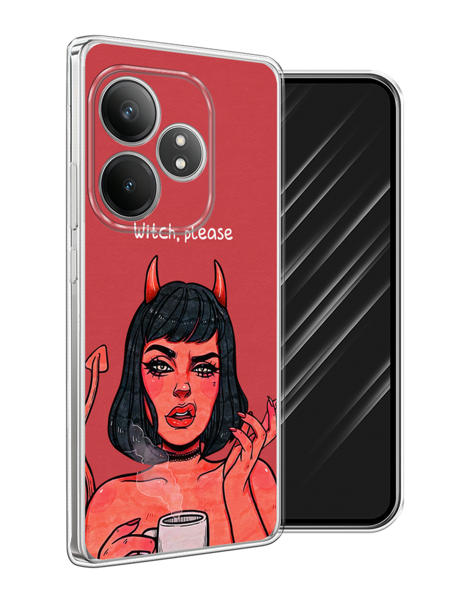 

Чехол Awog на Realme GT Neo 6 SE "Evil Girl", Бордовый;черный, 2516850-1