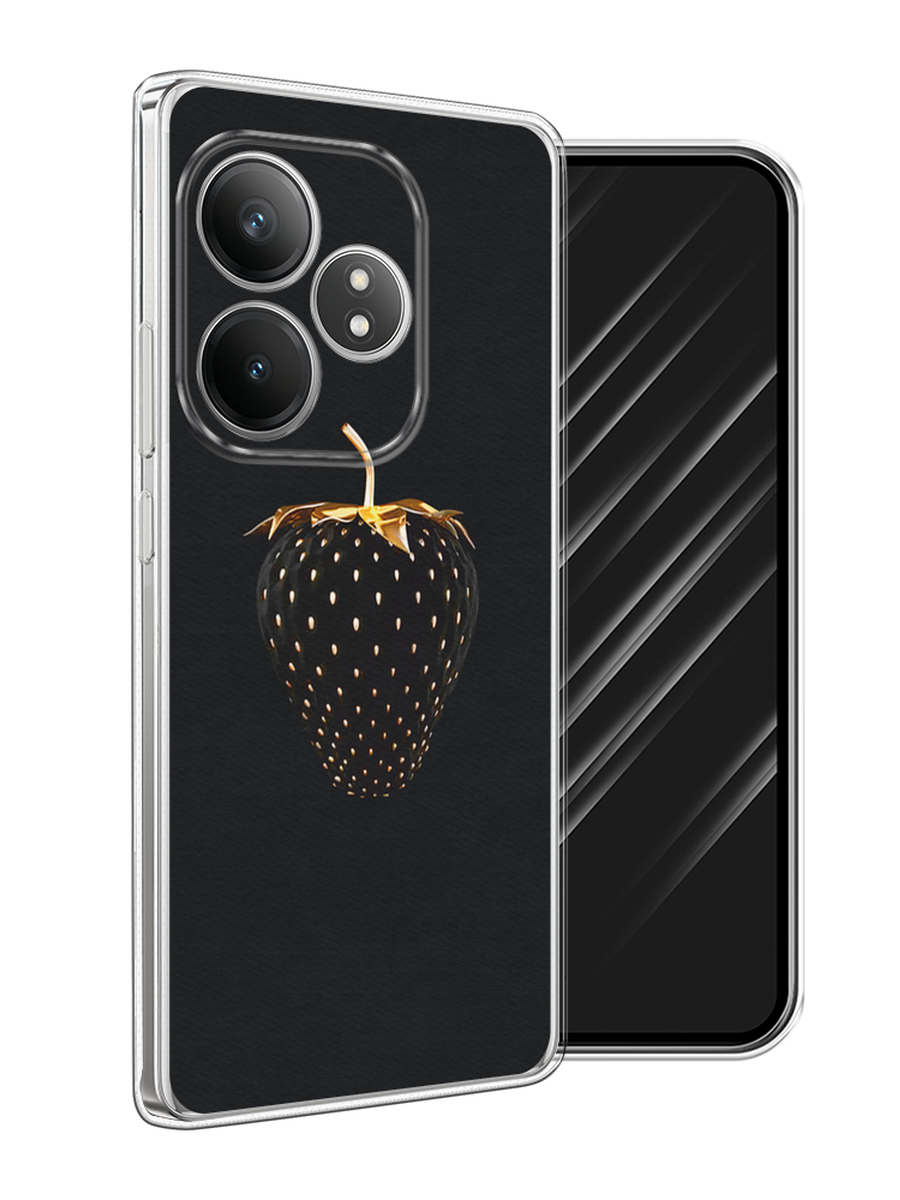

Чехол Awog на Realme GT Neo 6 SE "Черно-золотая клубника", Черный;золотистый, 2516850-1