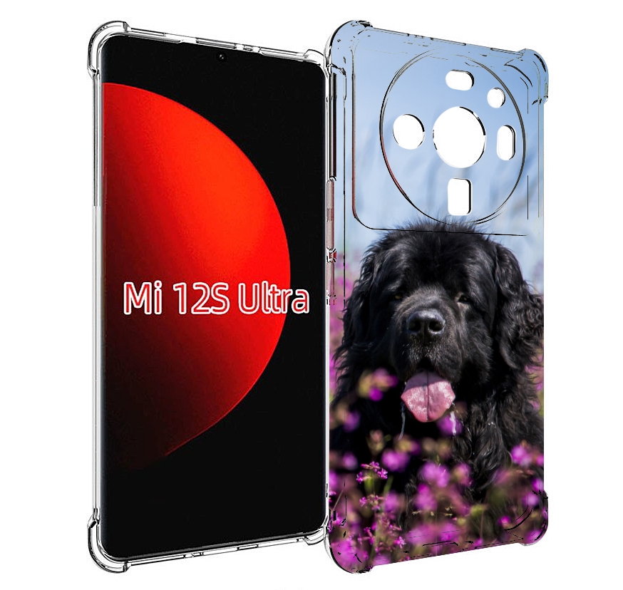 

Чехол MyPads ньюфаундлед для Xiaomi 12S Ultra, Прозрачный, Tocco