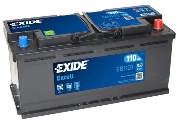 

Аккумуляторная Батарея Excell [12V 110Ah 850A B13] EXIDE eb1100