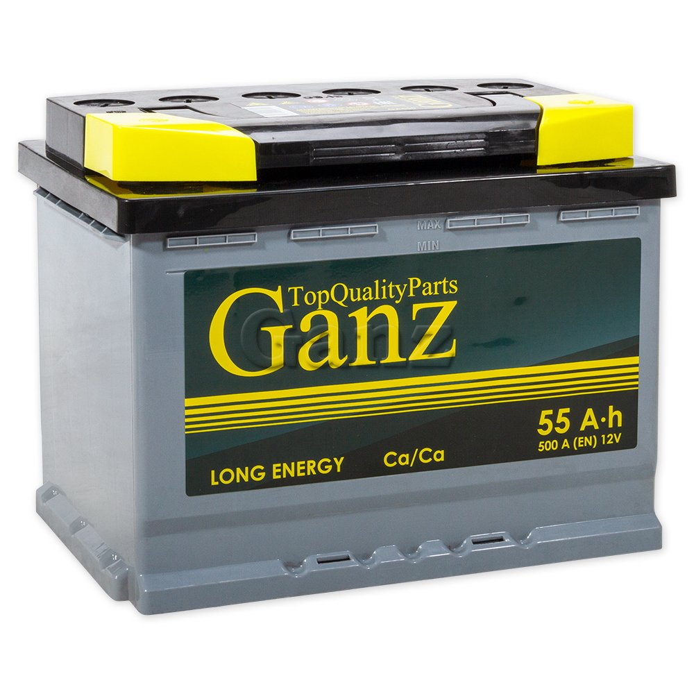 

Аккумулятор Ganz 55 А/Ч 242X175X190 En500 Ganz Ga551 Ganz Арт. Ga551