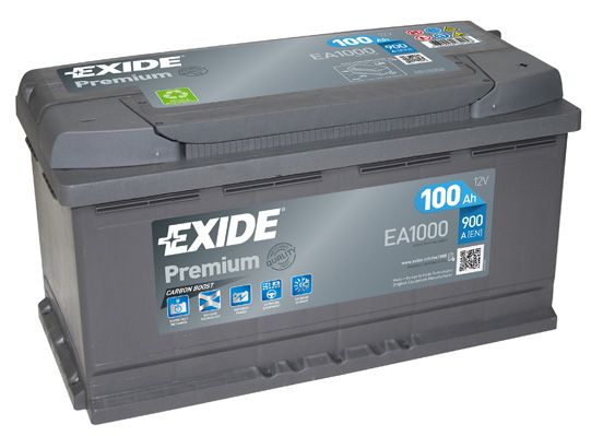 

Аккумулятор Premium 12V 100Ah 900A 353Х175Х190 Полярность Etn0 Клемы En Крепление B13