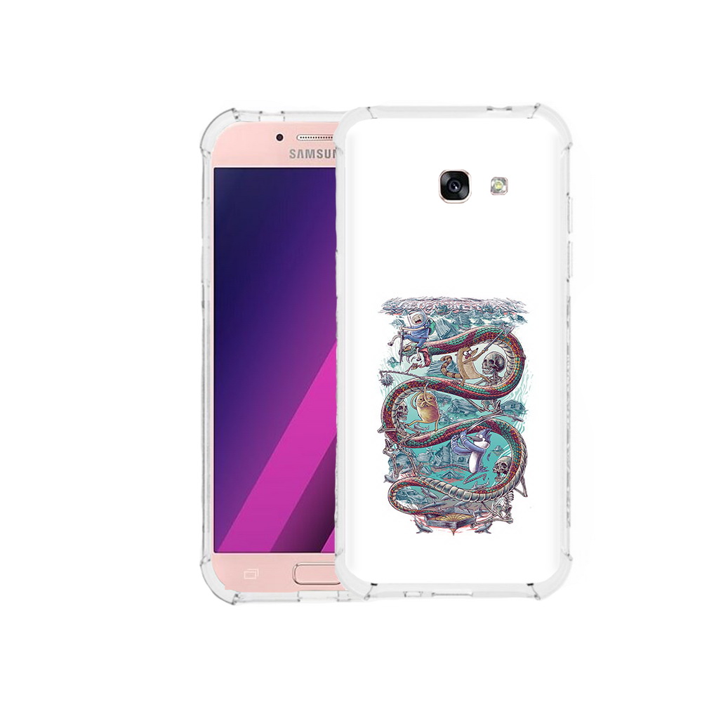 

Чехол MyPads Tocco для Samsung Galaxy A5 время приключений страшилка (PT51293.578.280), Прозрачный, Tocco