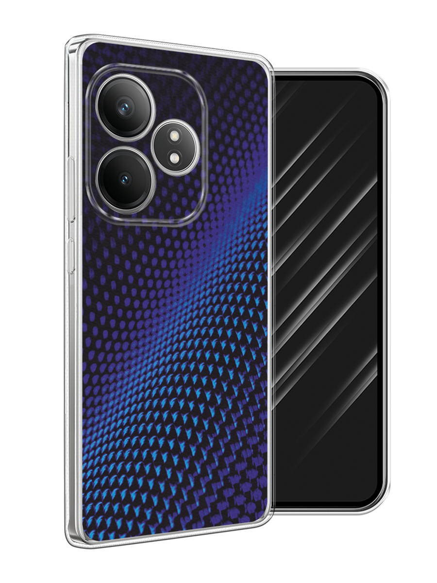 

Чехол Awog на Realme GT Neo 6 SE "Синий карбон", Черный;синий, 2516850-1