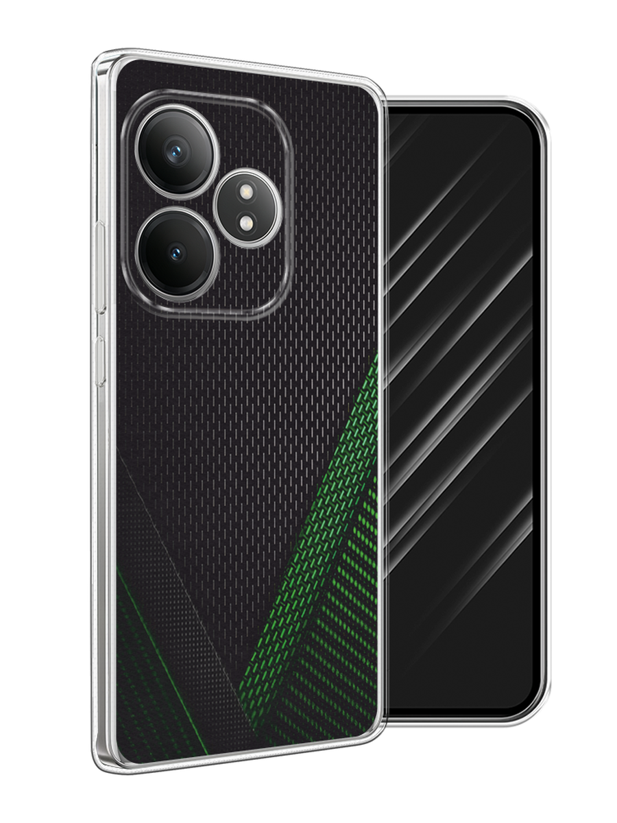 

Чехол Awog на Realme GT Neo 6 SE "Зеленый карбон", Черный;зеленый, 2516850-1