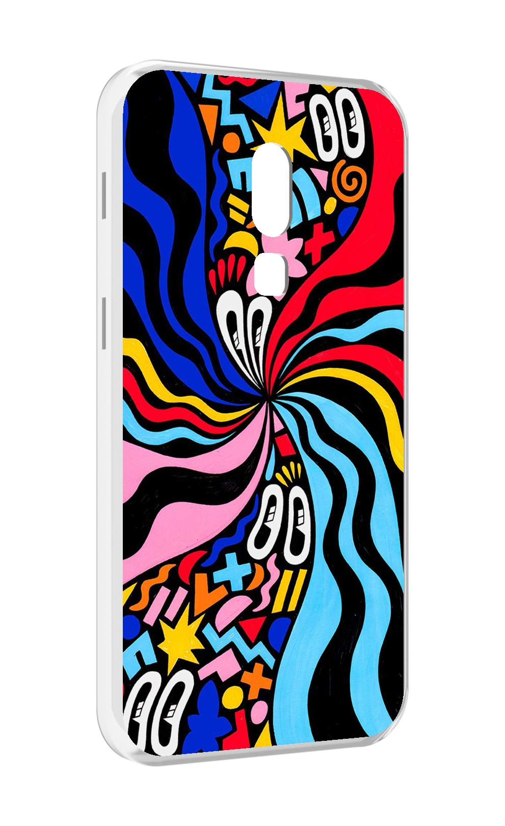 

Чехол MyPads волнистая-абстракция для Meizu V8, Прозрачный, Tocco