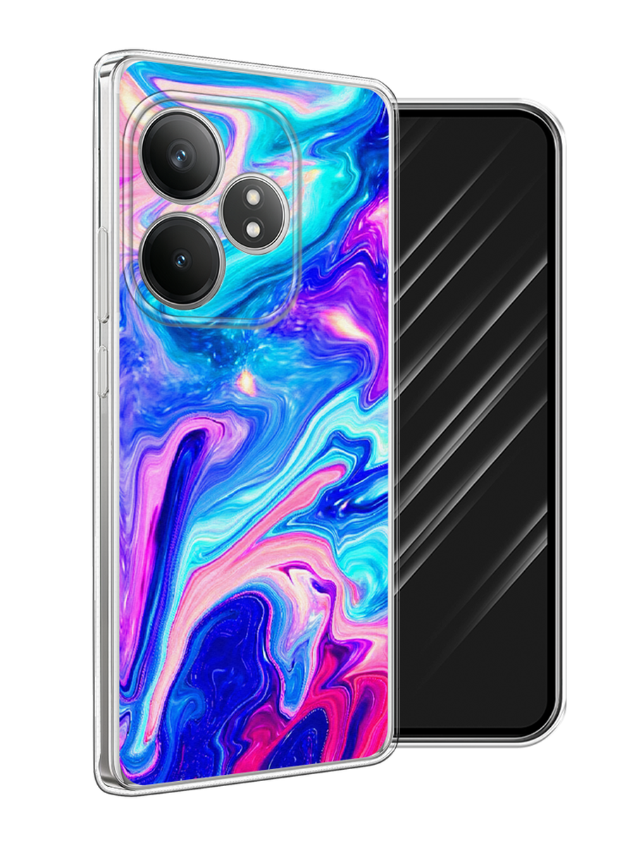 

Чехол Awog на Realme GT Neo 6 SE "Потеки краски", Розовый, 2516850-1