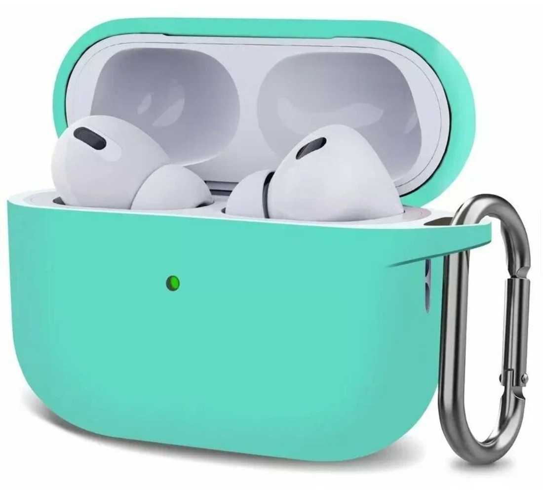 

Силиконовый чехол для Apple AirPods Pro, мятный, Зеленый