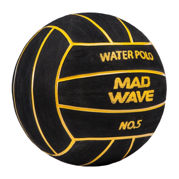 Мяч для водного поло Mad Wave WP Official Black №5