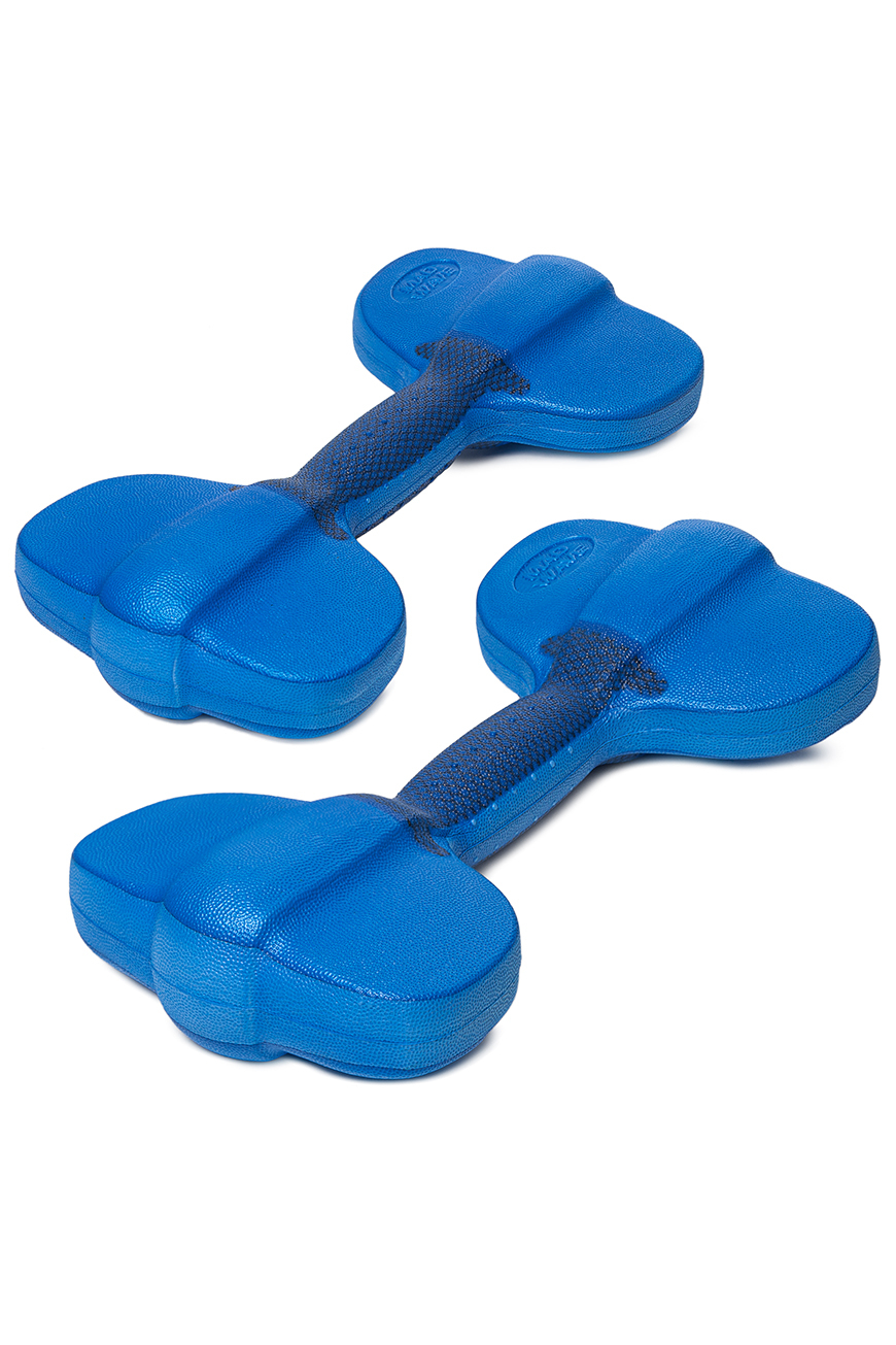 фото Пара гантелей madwave dumbbells for aquaaerobics pair 1 пара по 0,25 кг синий