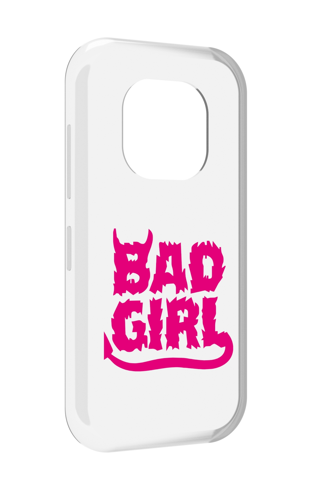 

Чехол задняя-панель-накладка-бампер MyPads плохая девочка для Doogee V20 противоударный, Прозрачный, Tocco