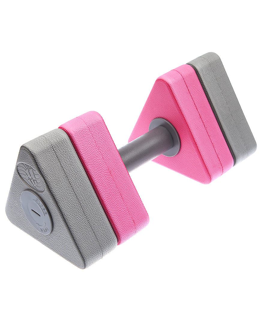 фото Гантель разборная madwave dumbbells triangle bar float 10 мм, 0,28 кг синий