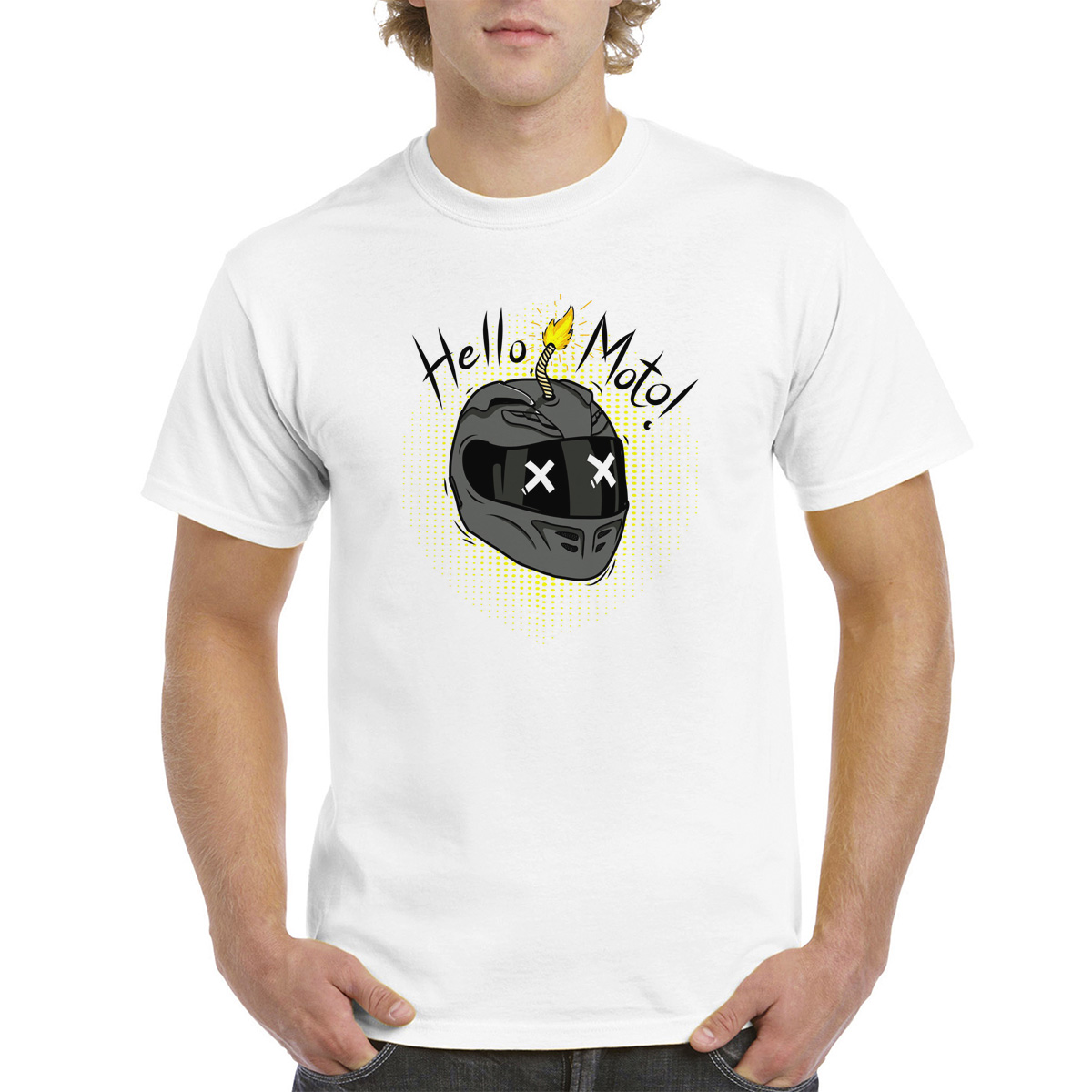 

Футболка унисекс CoolPodarok M0151456 белая 50 RU, Белый, M0151456