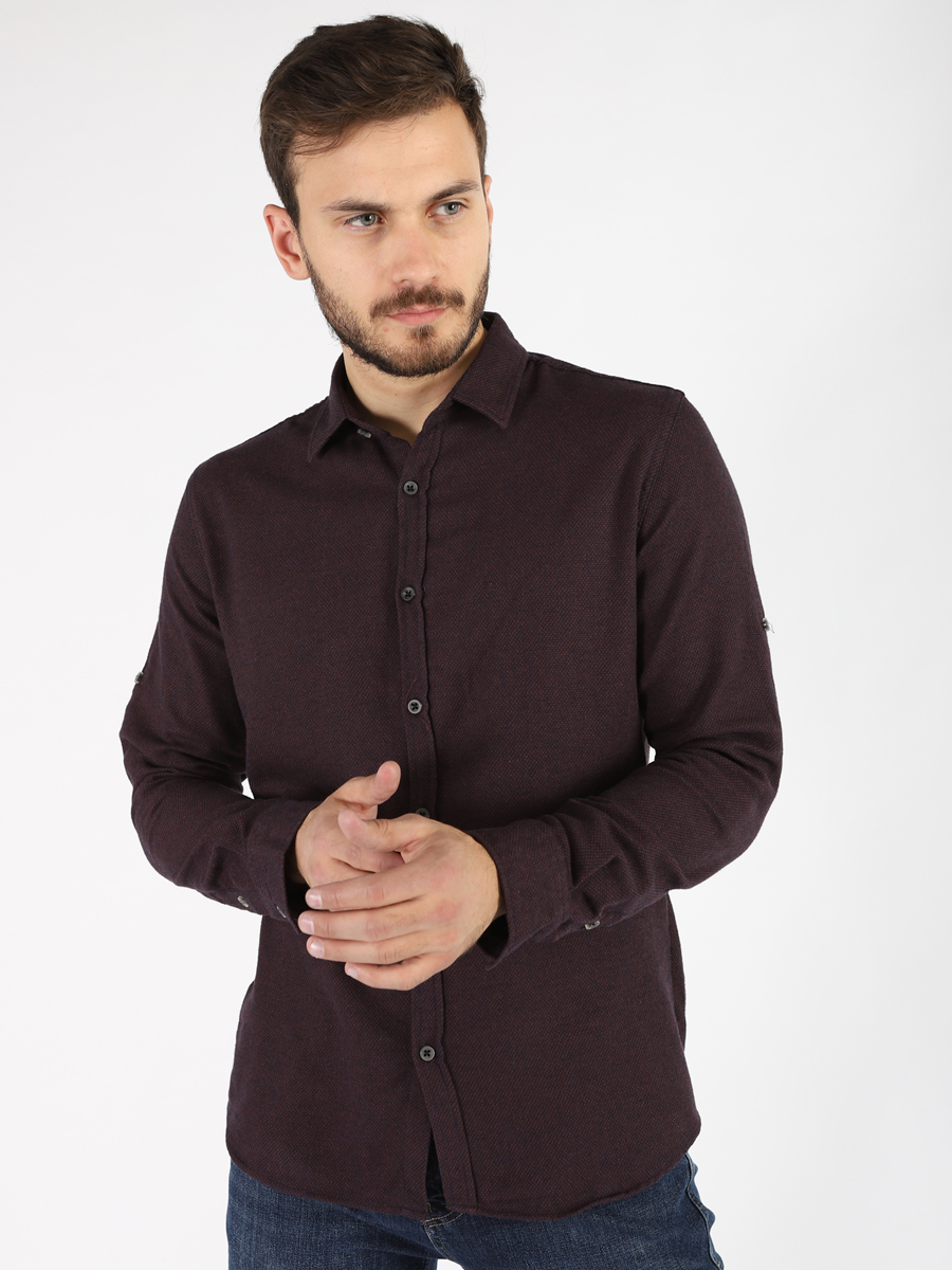 

Рубашка мужская A passion play SQ65838 бордовая XXL, SQ65838