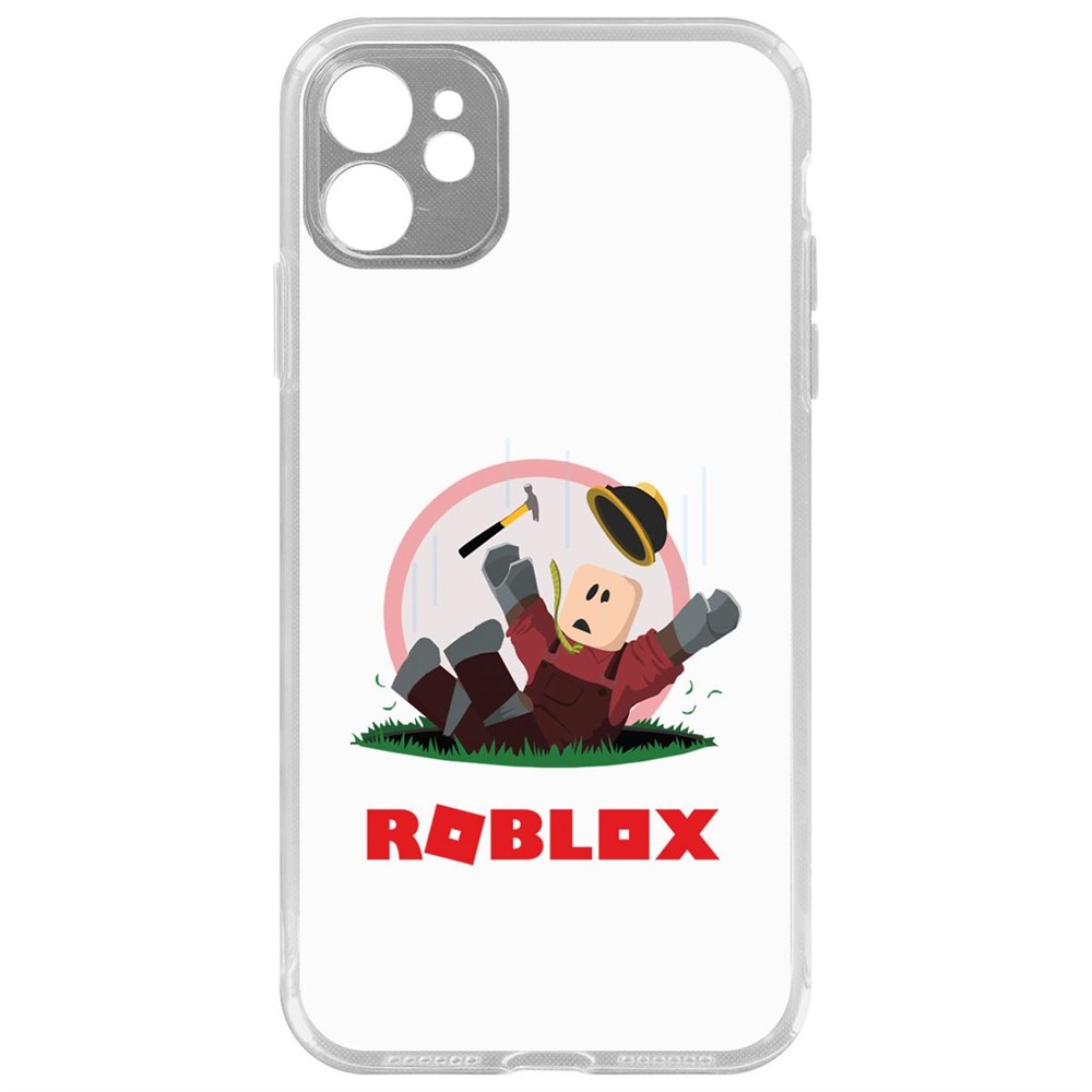 

Чехол-накладка Krutoff Clear Case Roblox-Ошибка доступа для iPhone 11 с защитой камеры, Прозрачный