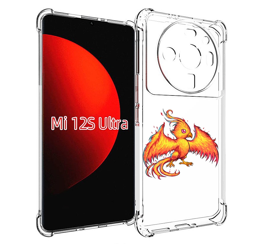 

Чехол MyPads огненная-птичка для Xiaomi 12S Ultra, Прозрачный, Tocco