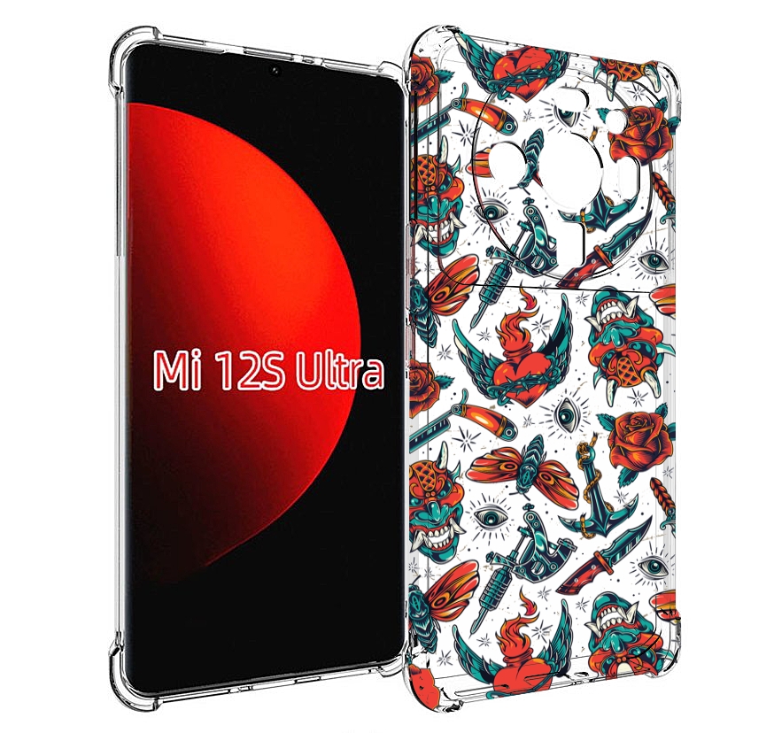 

Чехол MyPads олд-скул-пак для Xiaomi 12S Ultra, Прозрачный, Tocco