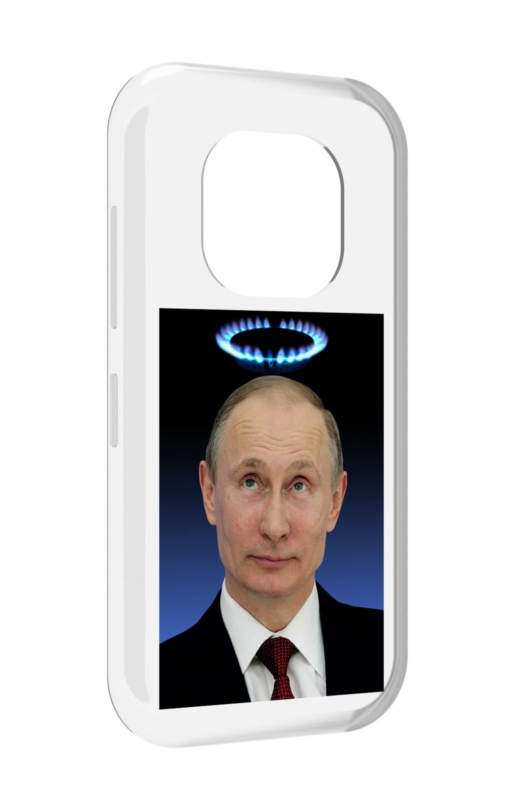 

Чехол задняя-панель-накладка-бампер MyPads святой газ для Doogee V20 противоударный, Прозрачный, Tocco