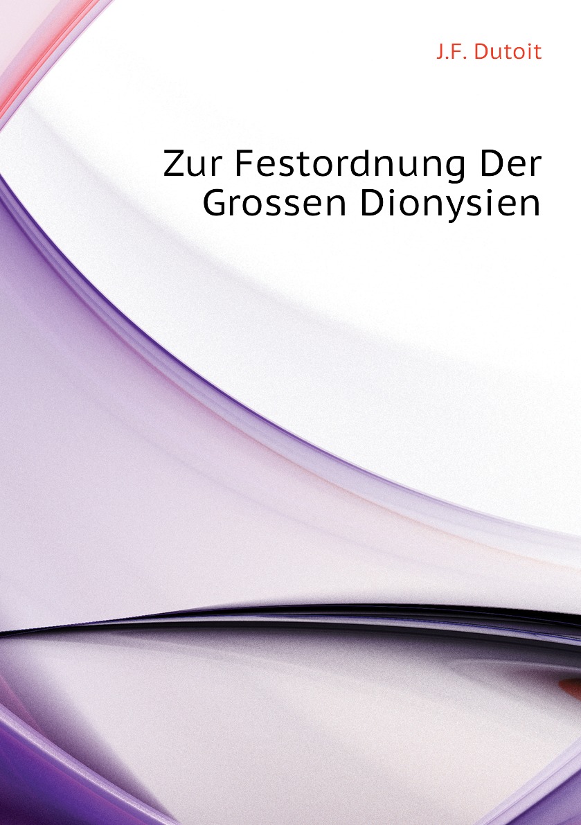 

Zur Festordnung Der Grossen Dionysien
