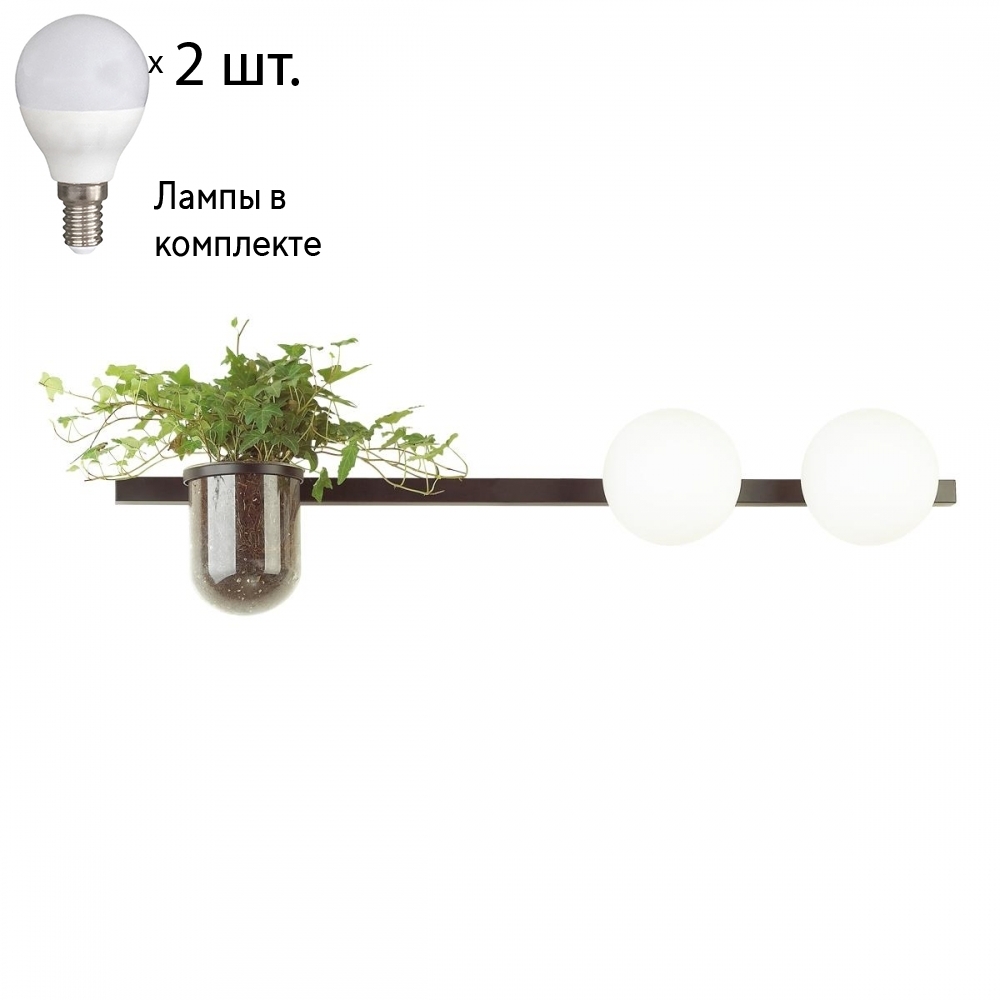 

Бра с лампочками Odeon Light Flower 4681/2W+Lamps E14 P45