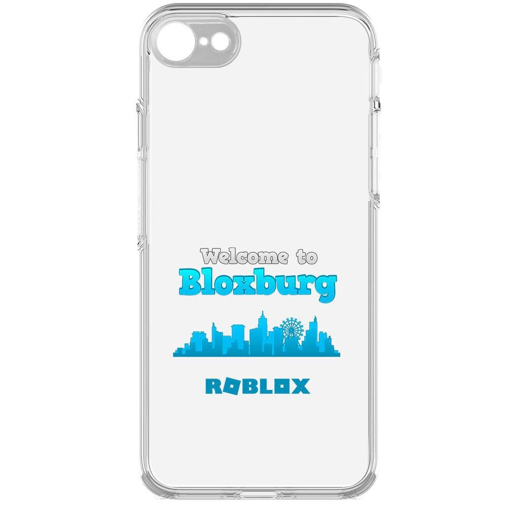 

Чехол-накладка Krutoff Clear Case Roblox-Блоксбург для iPhone 7/8/SE 2020 с защитой камеры, Прозрачный