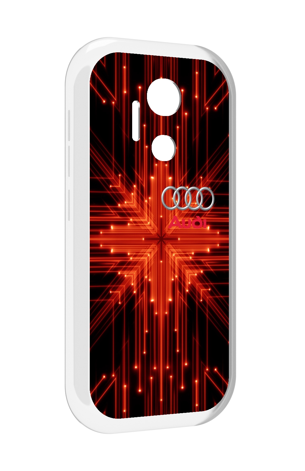 

Чехол MyPads Ауди-на-неоновом-фоне для doogee x97 pro, Прозрачный, Tocco