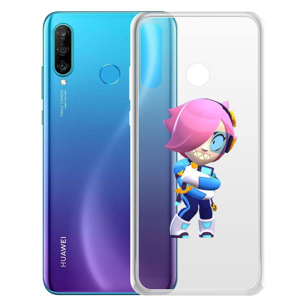 

Чехол-накладка Brawl Stars-Колетт Навигатор для Huawei P30 Liteor 20 Lite (RU)/20s/20