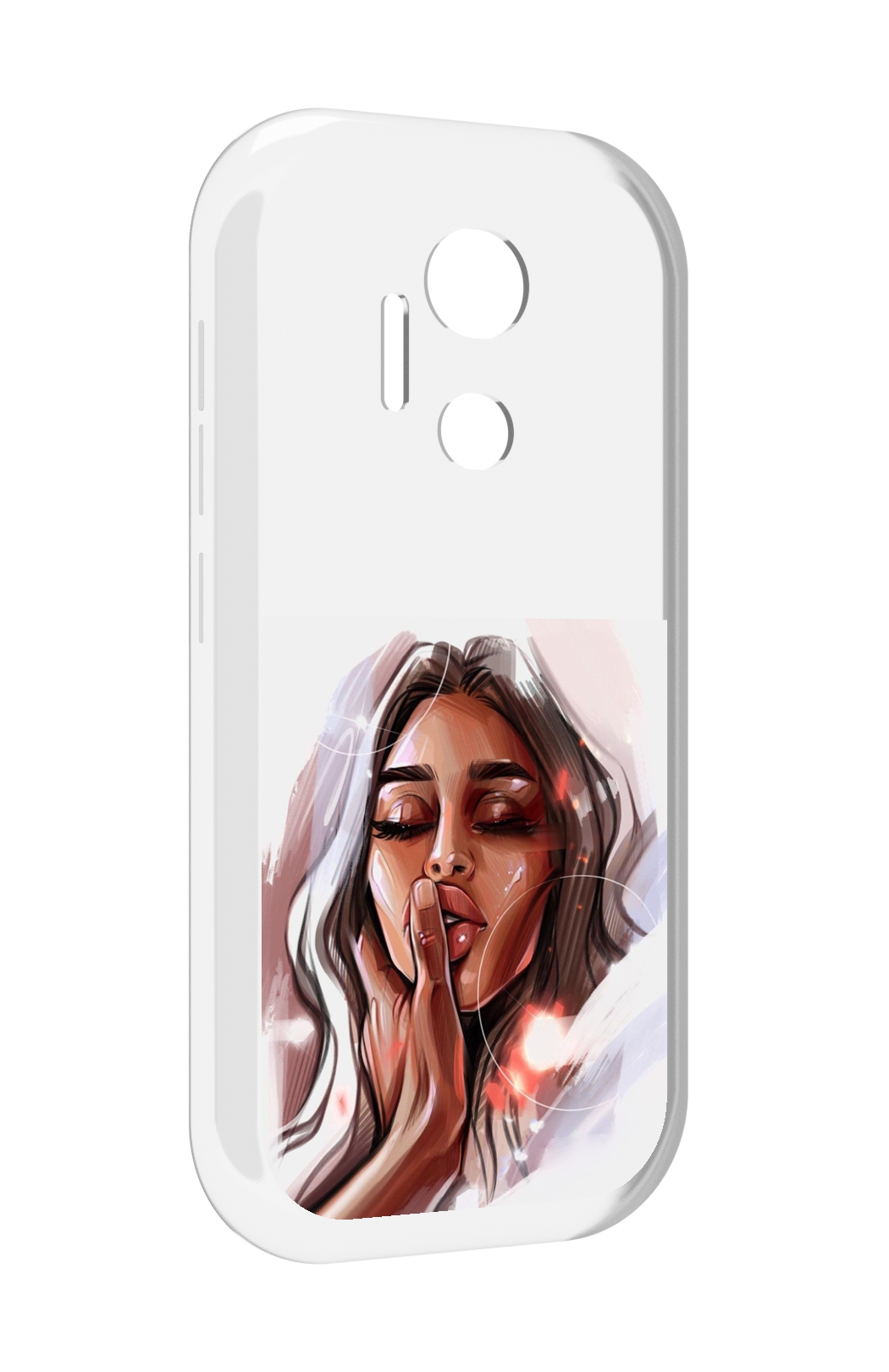 

Чехол MyPads Большие-губы женский для doogee x97 pro, Прозрачный, Tocco