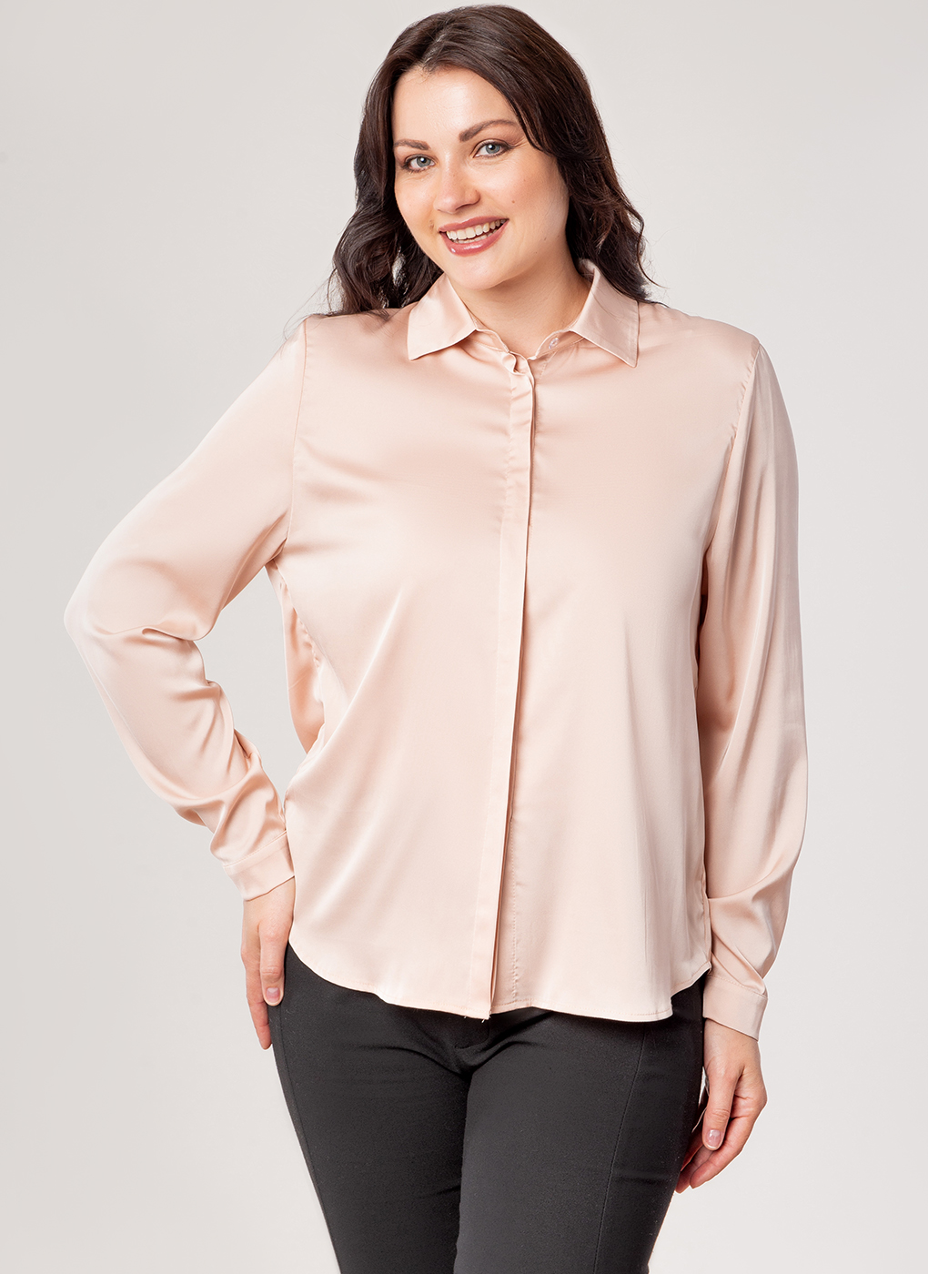 

Блуза женская SCANDZA 61656 бежевая 52 RU, Бежевый, 61656