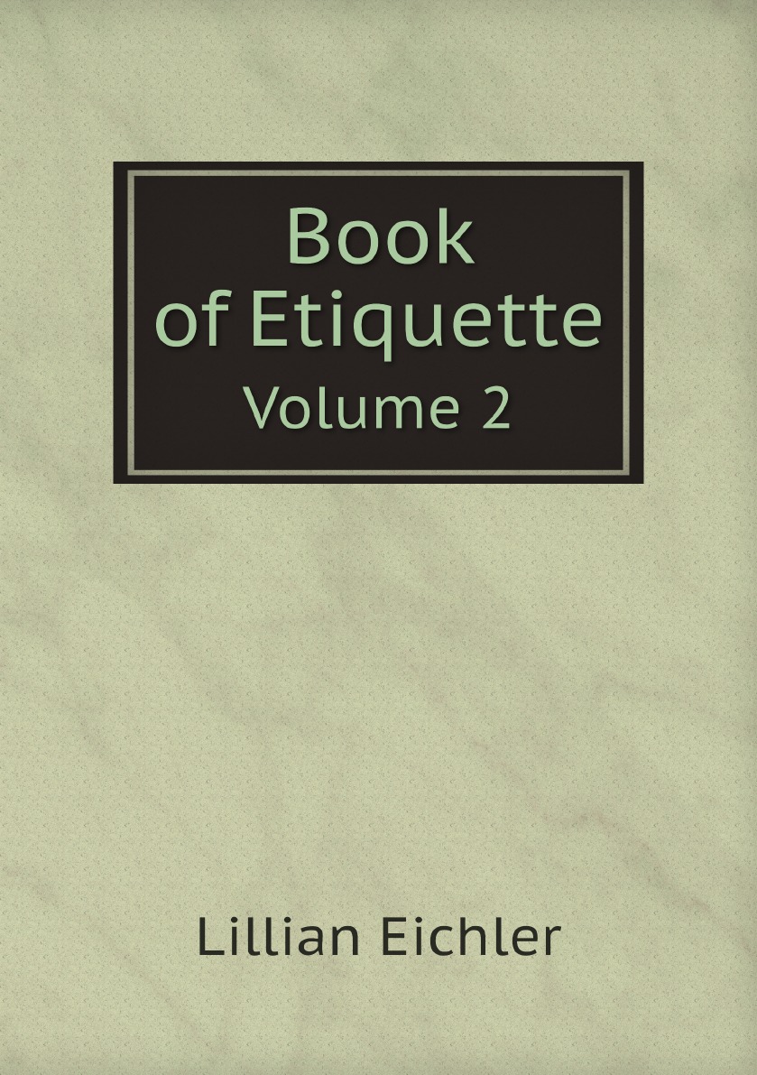 

Book of Etiquette