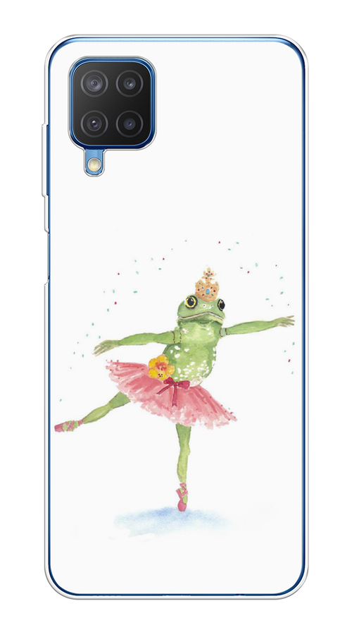 

Чехол на Samsung Galaxy A12/M12 "Лягушка-балерина", Зеленый, 2102650-4