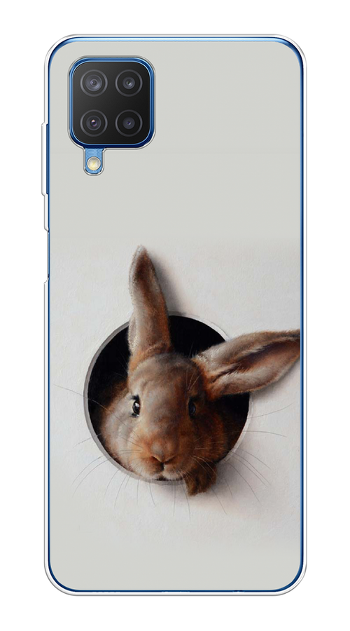 

Чехол на Samsung Galaxy A12/M12 "Любопытный кролик", Серый;коричневый, 2102650-1