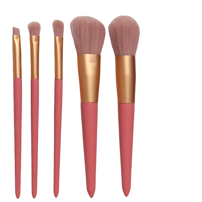 

Набор кистей для макияжа, 5 предметов, цвет розовый, Perfect brushes