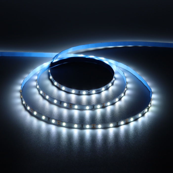

Светодиодная лента Uniel PRO 12В, SMD2835, 4 м, IP20, 4.8Вт/м, 60 LED/м, 6500K