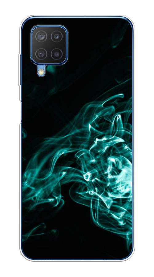 

Чехол на Samsung Galaxy A12/M12 "Дым", Голубой;черный, 2102650-3