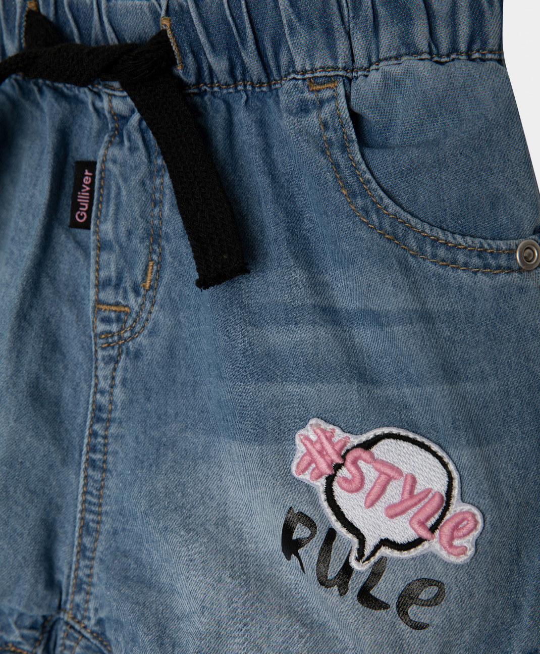 фото Шорты gulliver 12131gbc6001 цв. голубой р. 92