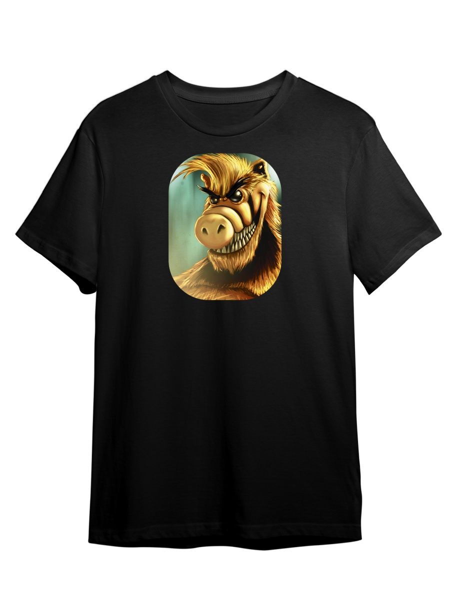 

Футболка унисекс Каждому Своё Сериал Альф/Alf/Alien Life Form SRAF14 черная 4XL, "Сериал Альф/Alf/Alien Life Form" SRAF14