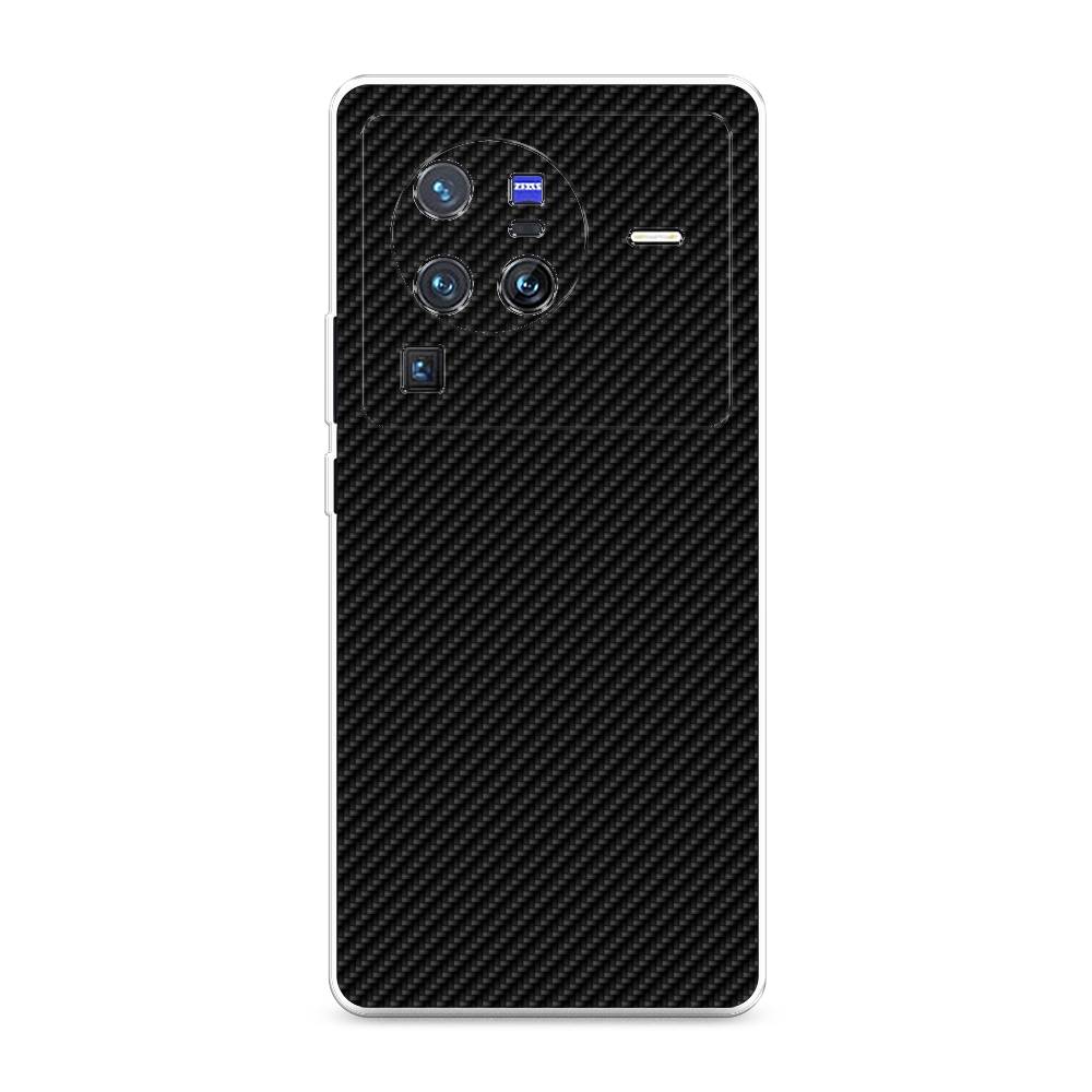 

Силиконовый чехол "Черный карбон" на Vivo X80 Pro, 266650-3