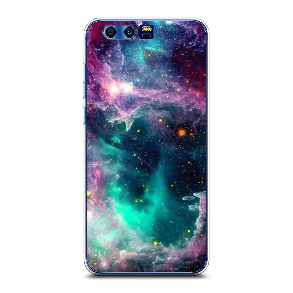 

Чехол на Honor 9 "Звездные облака", Розовый;бежевый, 62450-2