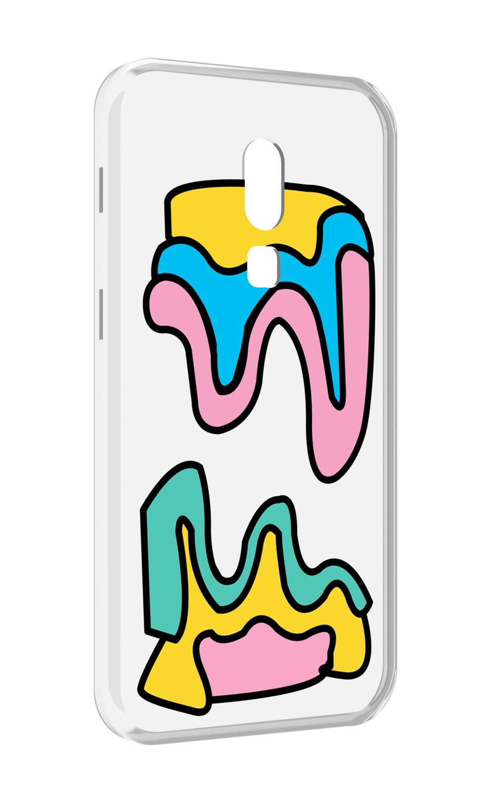 

Чехол MyPads вытекающая-абстракция для Meizu V8, Прозрачный, Tocco