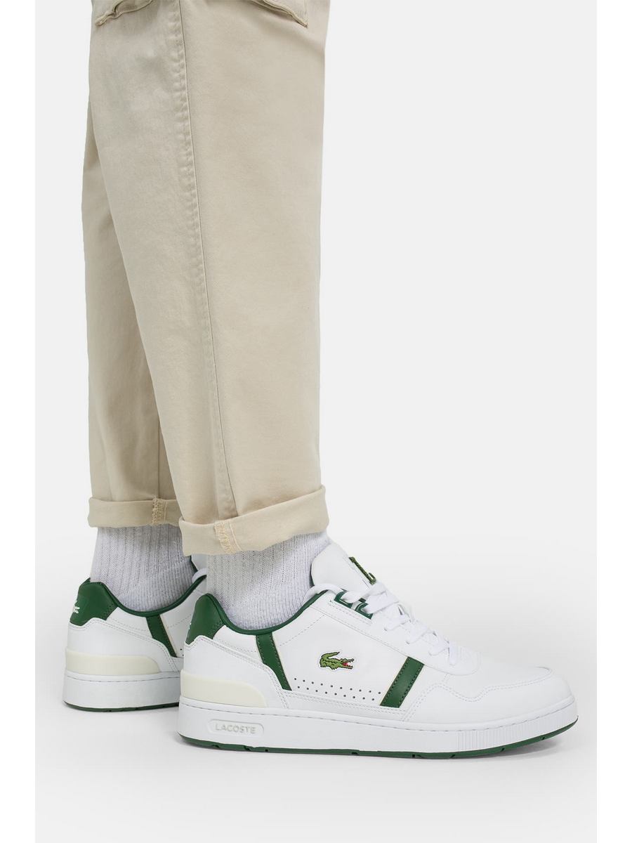 

Кеды мужские Lacoste 001431007 белые 43 EU, Белый, 001431007