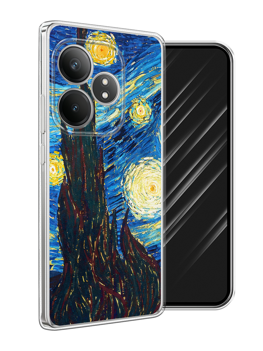 

Чехол Awog на Realme GT Neo 6 SE "Ван Гог Звездная ночь", Желтый, 2516850-1