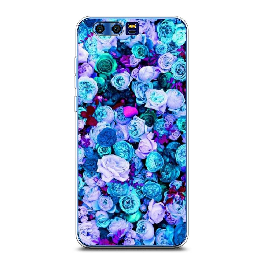 

Чехол на Honor 9 "Цветочный ковер", Фиолетовый, 62450-2