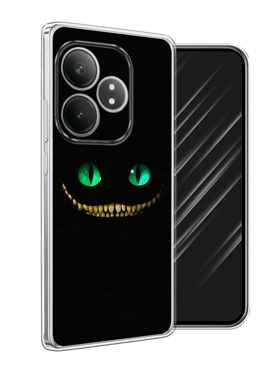 

Чехол Awog на Realme GT Neo 6 SE "Зеленоглазый чеширский кот", Черный, 2516850-1