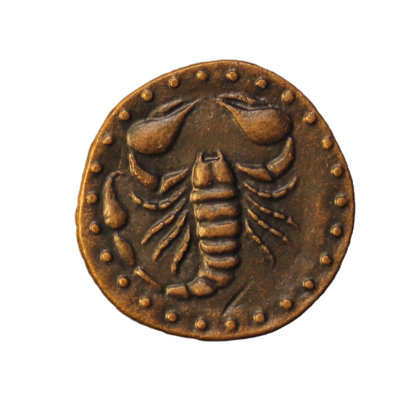 Сувенирная монета 1toy Золото магнитного моря Скорпион