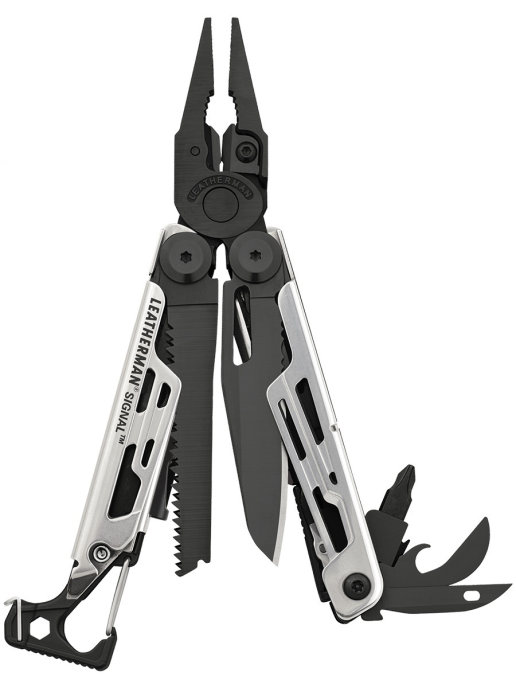 Мультитул Leatherman Signal, серебристый/ черный, 19 опций