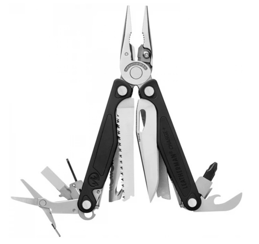 Мультитул Leatherman Charge Plus, серебристый/ черный, 19 опций