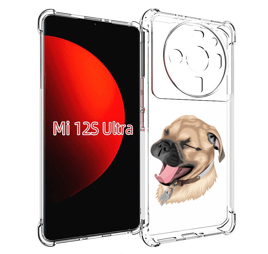 

Чехол MyPads очень-довольная-собака для Xiaomi 12S Ultra, Прозрачный, Tocco