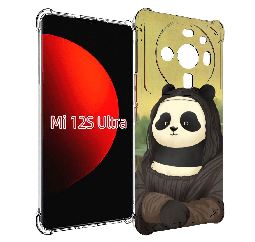 

Чехол MyPads панда монализа для Xiaomi 12S Ultra, Прозрачный, Tocco