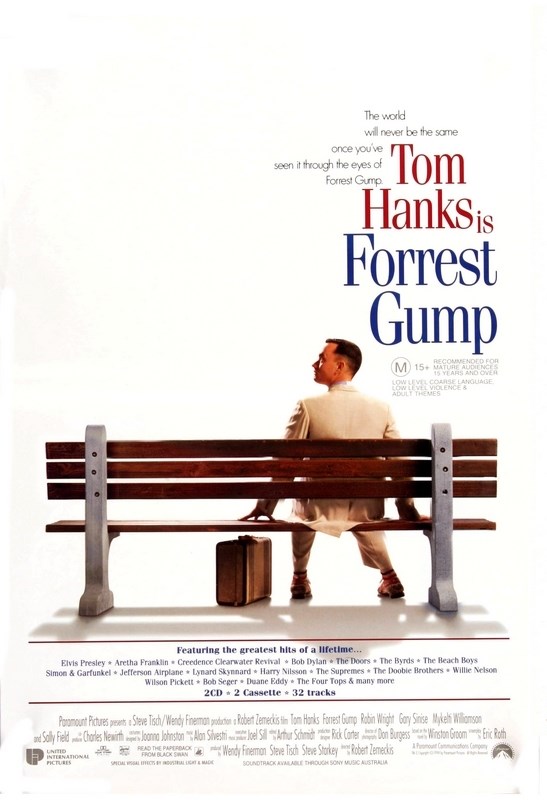 

Постер к фильму "Форрест Гамп" (Forrest Gump) A3